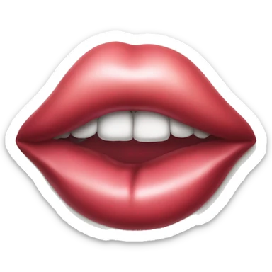 Lips sealed  sticker