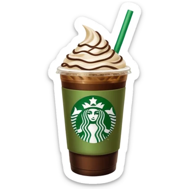 Starbucks iced coffee with Dubai chivalry bar with green filling and burn Khalifa  sticker