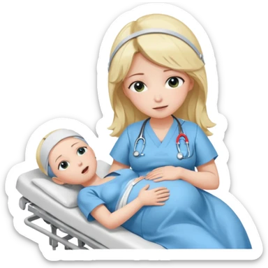 Pregnant Argenti from Honkai Star Rail who was resuscitated by paramedics  sticker