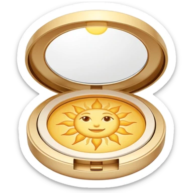 sun pact whit powder sticker