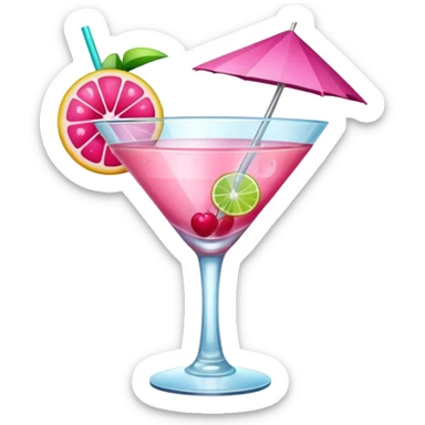 Pink drinks in cabo  sticker