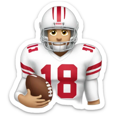 maltese quarterback sticker