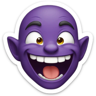 laughing imp sticker