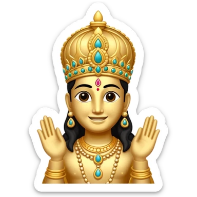 Lord venkateshwara namam sticker