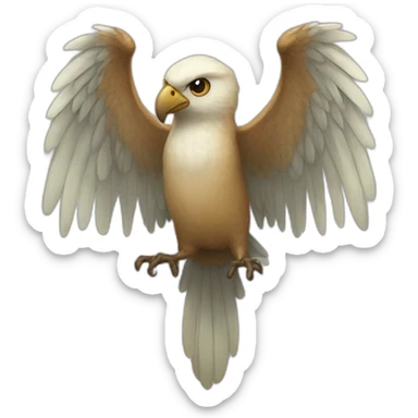 Winged saltpeter sticker