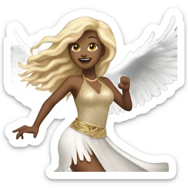 An eagle going after Taylor swift sticker