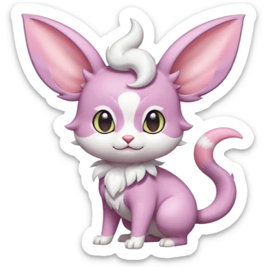  Fey Toony Espurr-Minccino-Skitty-Sprigatito-Purrloin-fusion-hybrid sticker