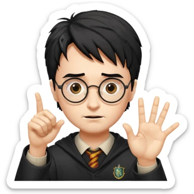 Harry potter eliyle nah çeksin sticker
