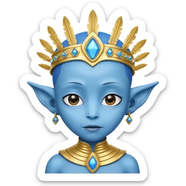 Ancient lapis gold lovely alien anubis immature floor stage formally posed  sticker