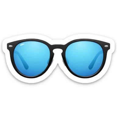 Sunglasses with the number 67 on them sticker