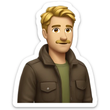 Homme qui vise bien sticker