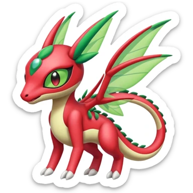 Meloetta-Flygon-Vibrava-Genesect-Gatomon-Pteromon-hybrid sticker