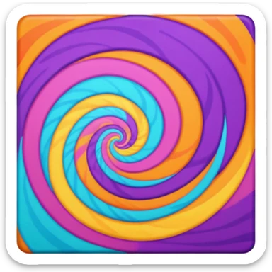 psychedelic wall carpet sticker