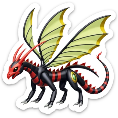 Meloetta-Giratina-Scizor-Pokémon-Fakémon-creature sticker
