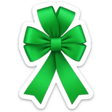 yorkshire green ribbon at the head sticker
