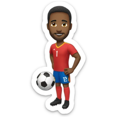 Jugador de fútbol sticker