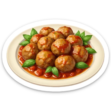 Polpette di tacchino al forno sticker