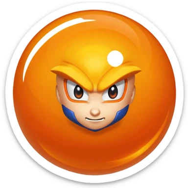 Crea la esfera de 4 estrellas de dragon ball sticker