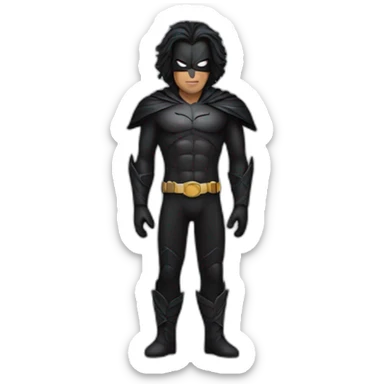 Superhero called crow man sticker