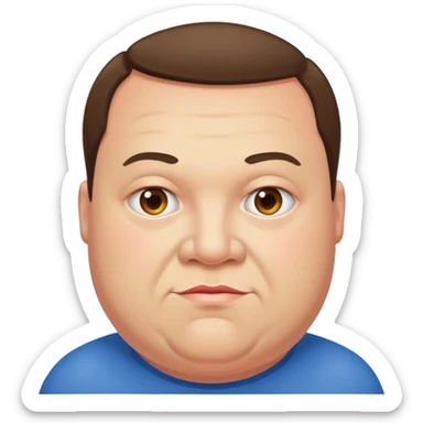 Make me a nice super cool and very huge man who knows all the things about everyone that has down syndrome make it all staticy and multiocolored sticker