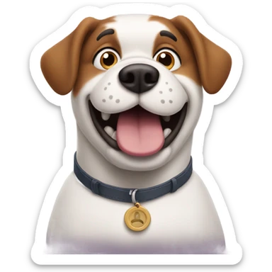 peter griffin as a dog sticker