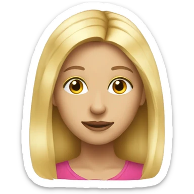 21 year old blonde girl studying psychology sticker