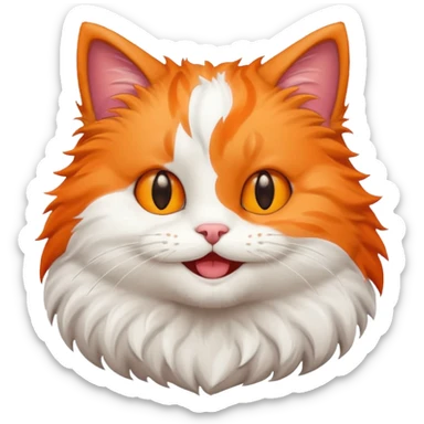 Cute emoj very cutie Cat Hi sticker