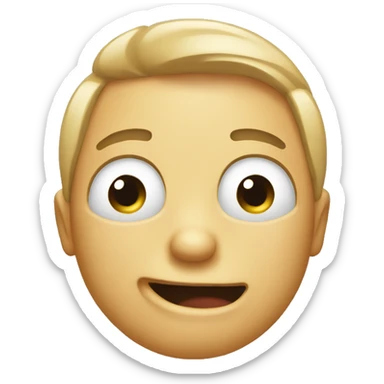 Half laughing, half sobbing emoji sticker