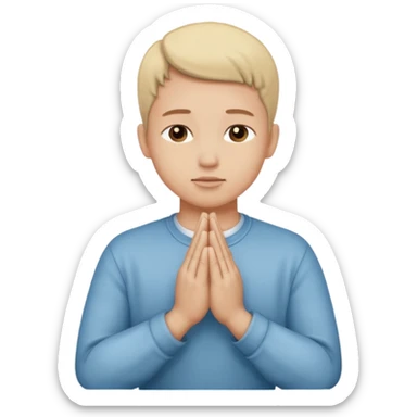 Prière chrétien sticker