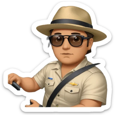 Large guy inside driver seat of a 2020 Camaro zl1 bout show a outside perspective  sticker