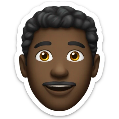 Black theatre actor sticker