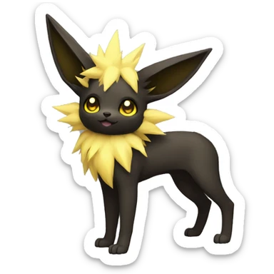 Jolteon-Umbreon full body sticker
