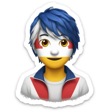 Make a Team Vitality emoji with the France flag merged sticker