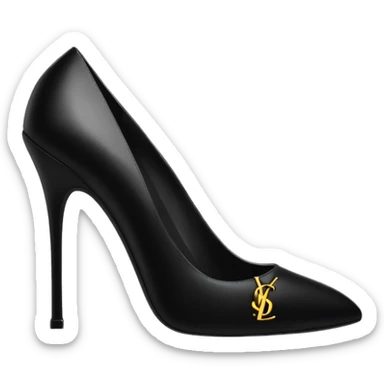 heels yves saint laurent sticker