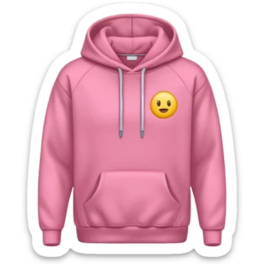 a pink hoodie sticker