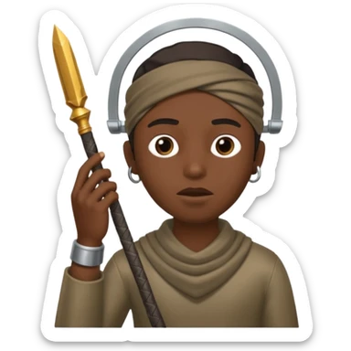 Singe bouche sa bouche avec un main et dans l’autre une arme sur la tampe sticker