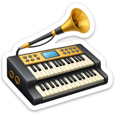 electronic music instrument sticker