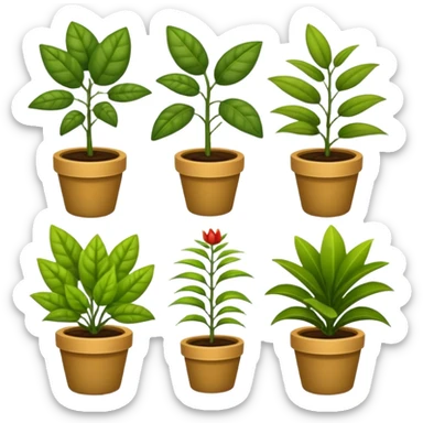 plants cultures. Transparent background sticker