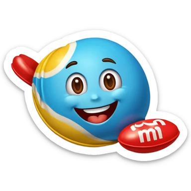 m&m rolling on floor laughing out loud sticker