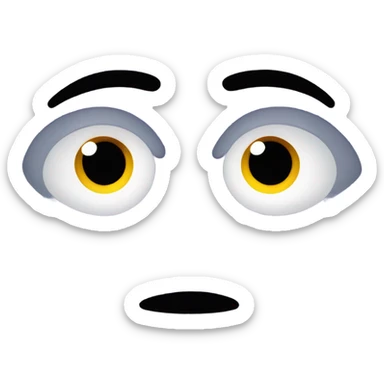 Eye twitch emoji sticker
