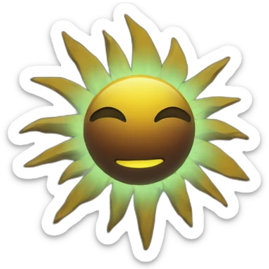 Éclipse solaire sticker