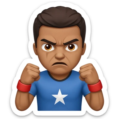 Angry Puerto Rican  sticker