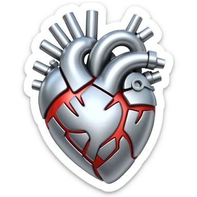 Cœur entierement mécanique  sticker