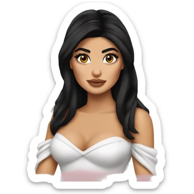 Kylie Jenner as a princess sticker