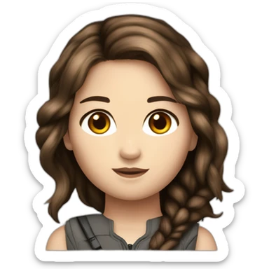 katniss everdeen Hunger Games Jennifer Lawrence sticker