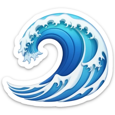 a gentle cadence/wave that suggests repetition sticker