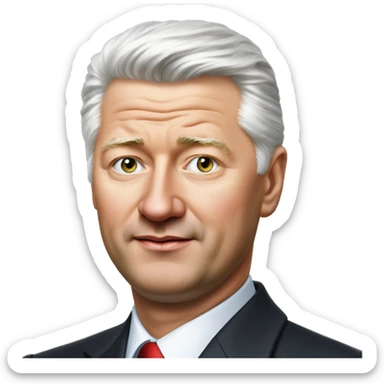 Photorealistic Sergey Sobyanin Mayor of Moscow sticker