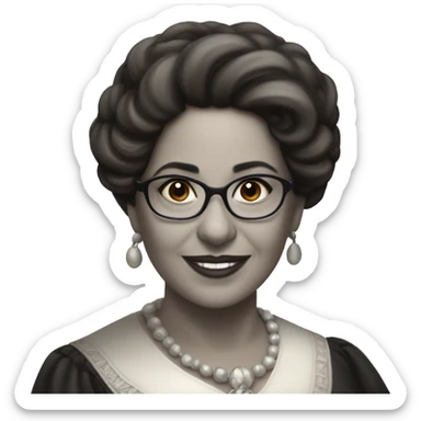 Lola Rodríguez de Tió was the first Puerto Rican-born woman poet to establish herself a reputation as a great poet throughout all of Latin America sticker