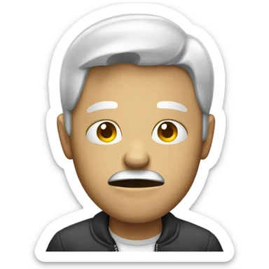 Person repulsed by alcohol sticker