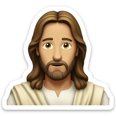 jesus christ pray sticker